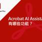 Acrobat AI Assistant 有什麼功能？