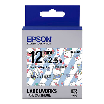 EPSON LK-4LBY Kitty系列 畫家款 標籤帶