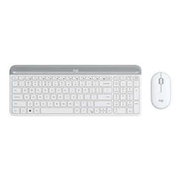 羅技 MK470 無線滑鼠鍵盤組 珍珠白