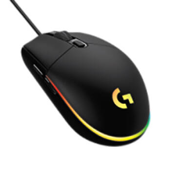 羅技G102 RGB炫彩遊戲滑鼠 - 黑