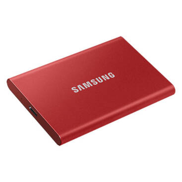 Samsung Portable SSD T7 500GB(紅)/(MU-PC500R/WW)/迷你移動固態硬碟