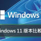 Windows 11 版本比較表